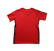 A Red Short Sleeve T Shirts from Adidas in size 7Y for boy. (Back View)