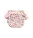 A White Bloomers from Petit Bateau in size 3-6M for girl. (Back View)