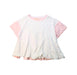 A Pink Short Sleeve Tops from As Know As Ponpoko in size 7Y for girl. (Front View)