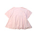 A Pink Short Sleeve Tops from As Know As Ponpoko in size 7Y for girl. (Back View)