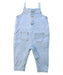 A Blue Long Overalls from Seed in size 3-6M for neutral. (Front View)