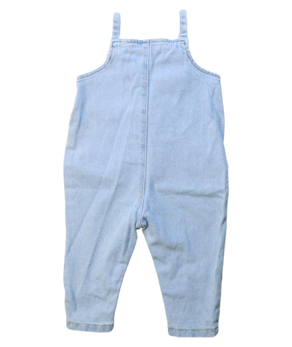 A Blue Long Overalls from Seed in size 3-6M for neutral. (Back View)