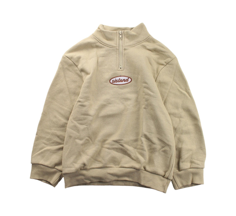 A Beige Pants Sets from Sisland in size 5T for boy. (Front View)