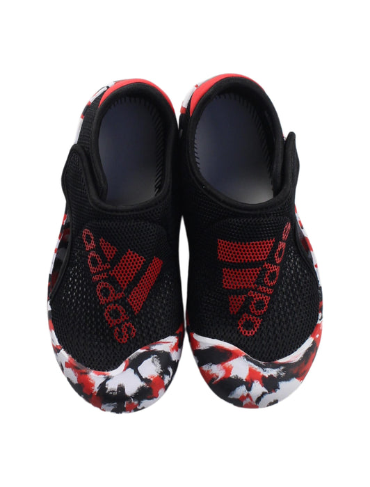 A Black Slip Ons from Adidas in size 5T for boy. (Back View)