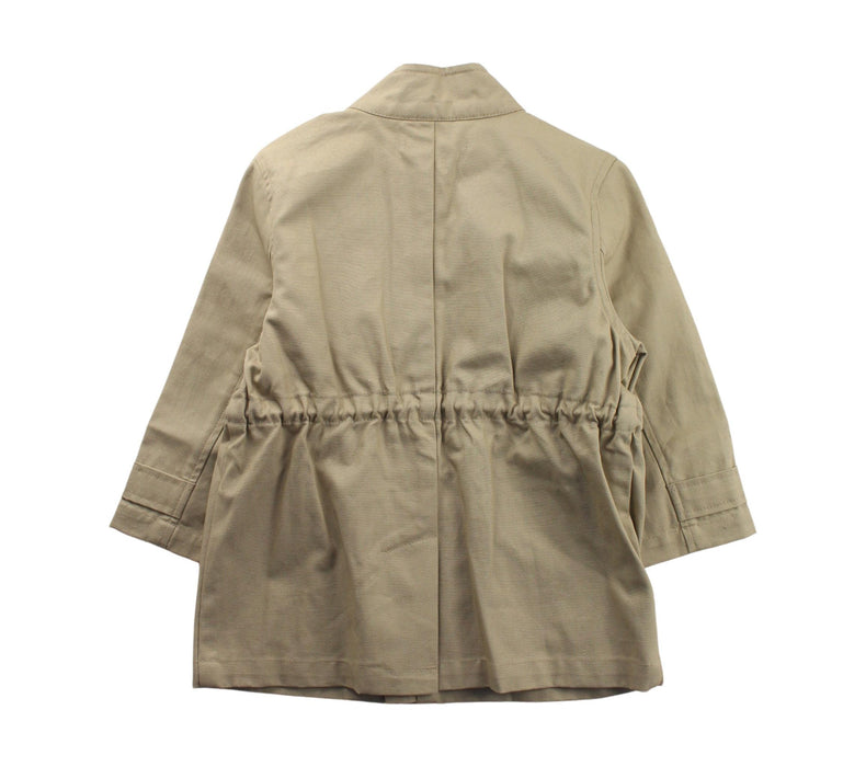 A Beige Coats from Janie & Jack in size 12-18M for boy. (Back View)