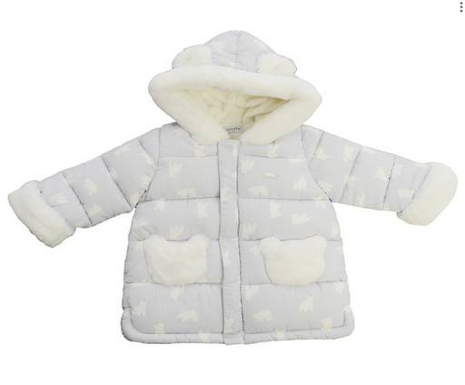 A Grey Puffer/Quilted Coats & Outerwear from Happyland in size 3T for boy. (Front View)