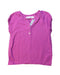 A Pink Short Sleeve Tops from Little Mercerie in size 5T for girl. (Front View)