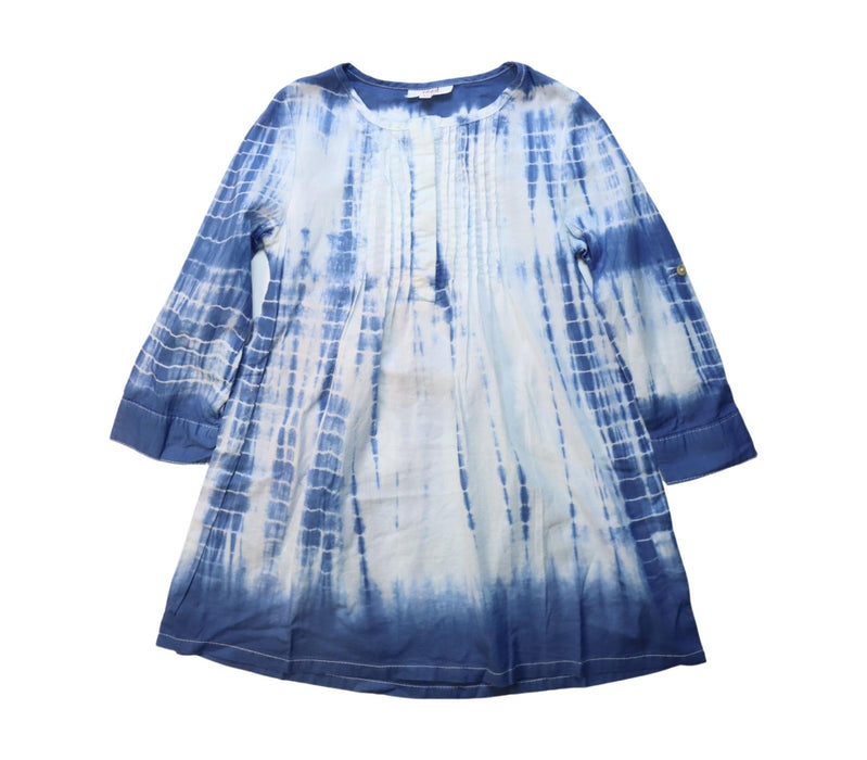 A White Long Sleeve Dresses from Seed in size 4T for girl. (Front View)