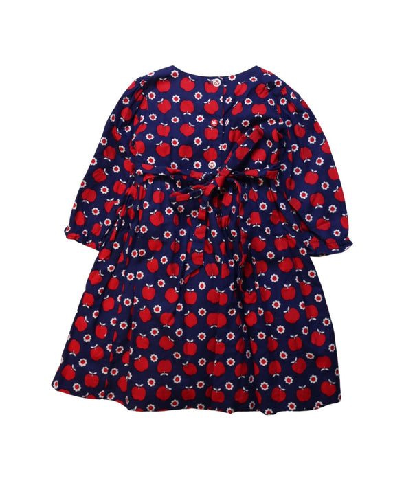 A Multicolour Long Sleeve Dresses from Question Everything in size 12-18M for girl. (Back View)