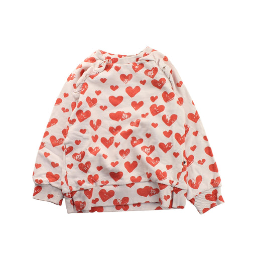 A White Crewneck Sweatshirts from Molo in size 2T for girl. (Front View)