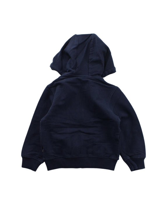 A Blue Zippered Sweatshirts from Paul Smith in size 2T for boy. (Back View)