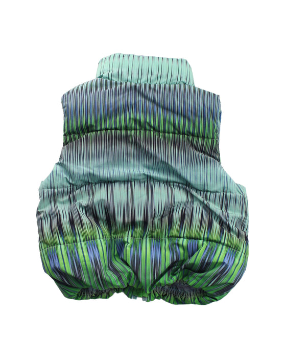 A Green Outerwear Vests from Kingkow in size 12-18M for boy. (Back View)