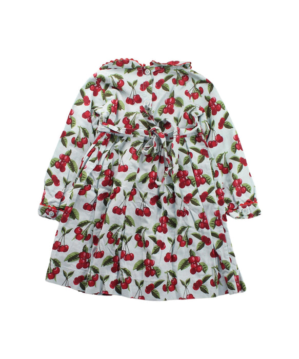 A White Long Sleeve Dresses from Rachel Riley in size 2T for girl. (Back View)