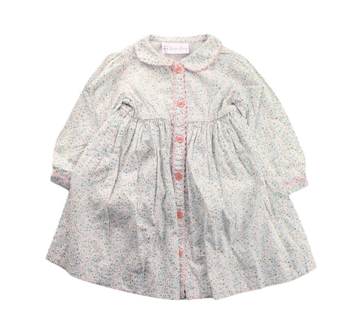 A Blue Long Sleeve Dresses from Rachel Riley in size 2T for girl. (Front View)