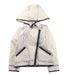 A White Lightweight Jackets from IKKS in size 6T for girl. (Front View)