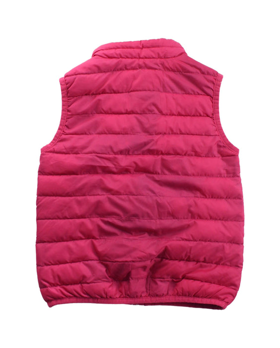 A Pink Outerwear Vests from Patagonia in size 3T for girl. (Back View)