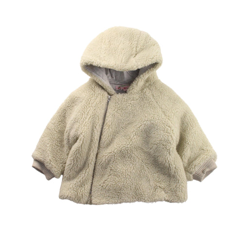 A Ivory Lightweight Jackets from Bonpoint in size 12-18M for neutral. (Front View)