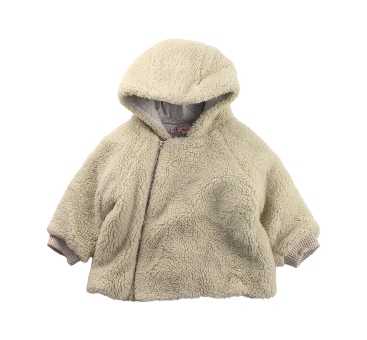 A Ivory Lightweight Jackets from Bonpoint in size 12-18M for neutral. (Front View)