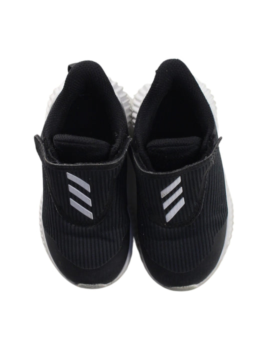 A Black Slip Ons from Adidas in size 3T for boy. (Back View)