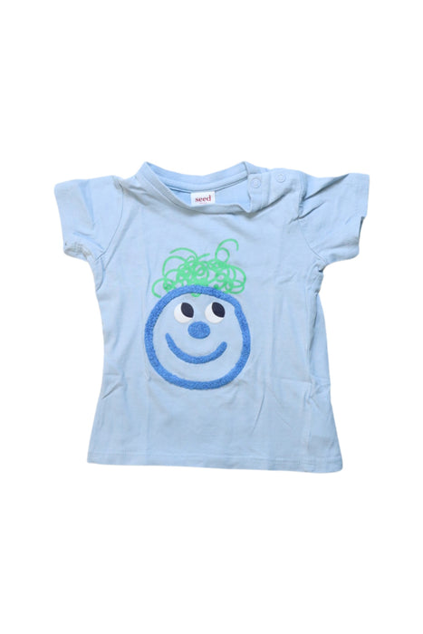 A Multicolour Short Sleeve T Shirts from Seed in size 3-6M for boy. (Front View)