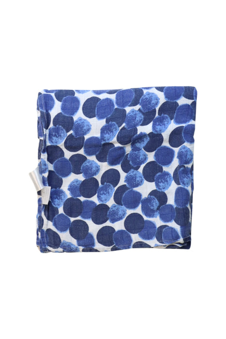 A Blue Swaddles from Aden & Anais in size O/S for neutral. (Back View)