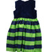 A Blue Sleeveless Dresses from Jacadi in size 8Y for girl. (Back View)