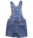 A Blue Overall Shorts from Interdit de me Gronder in size 6T for girl. (Back View)