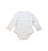 A White Long Sleeve Bodysuits from Mides in size 18-24M for neutral. (Back View)