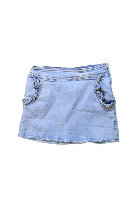 A Blue Short Skirts from Seed in size 5T for girl. (Front View)