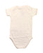 A White Short Sleeve Bodysuits from Bonpoint in size 6-12M for girl. (Back View)