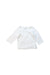 A White Long Sleeve T Shirts from Mides in size 0-3M for neutral. (Front View)