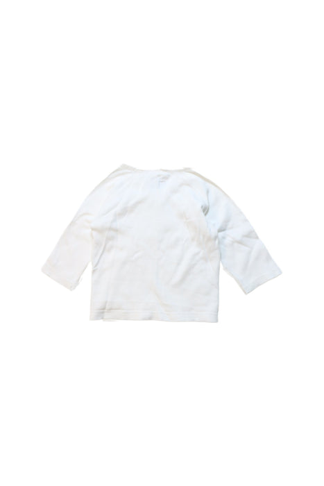A White Long Sleeve T Shirts from Mides in size 0-3M for neutral. (Back View)