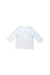 A White Long Sleeve T Shirts from Mides in size 0-3M for neutral. (Back View)
