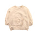 A Beige Crewneck Sweatshirts from Naomi Wear in size 2T for girl. (Front View)