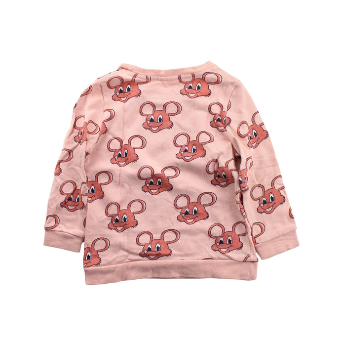 A Pink Crewneck Sweatshirts from Seed in size 3T for girl. (Back View)