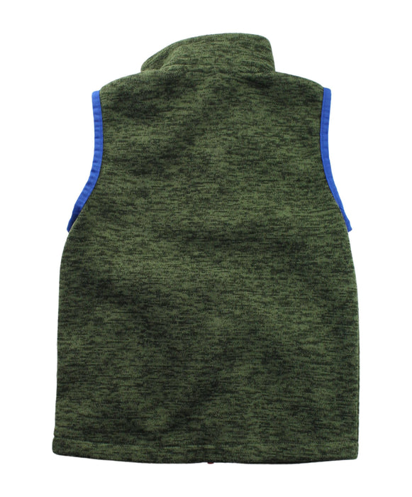 A Green Outerwear Vests from Lands' End in size 7Y for boy. (Back View)