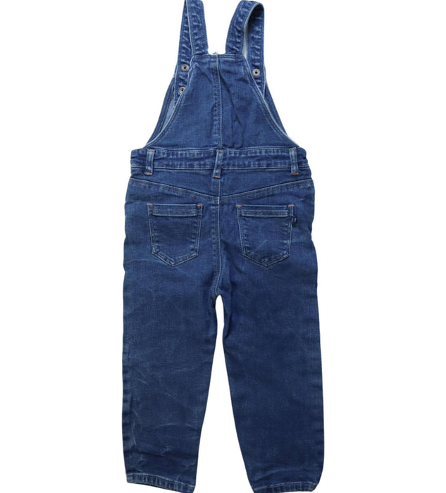 A Blue Long Overalls from La Compagnie des Petits in size 18-24M for boy. (Back View)
