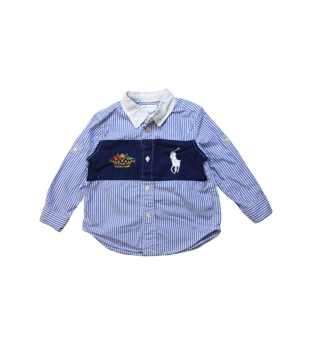 A Multicolour Long Sleeve Shirts from Ralph Lauren in size 12-18M for boy. (Front View)