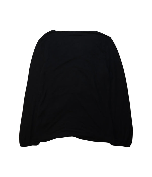 A Black Long Sleeve Tops from Mamalicious in size M for maternity. (Back View)