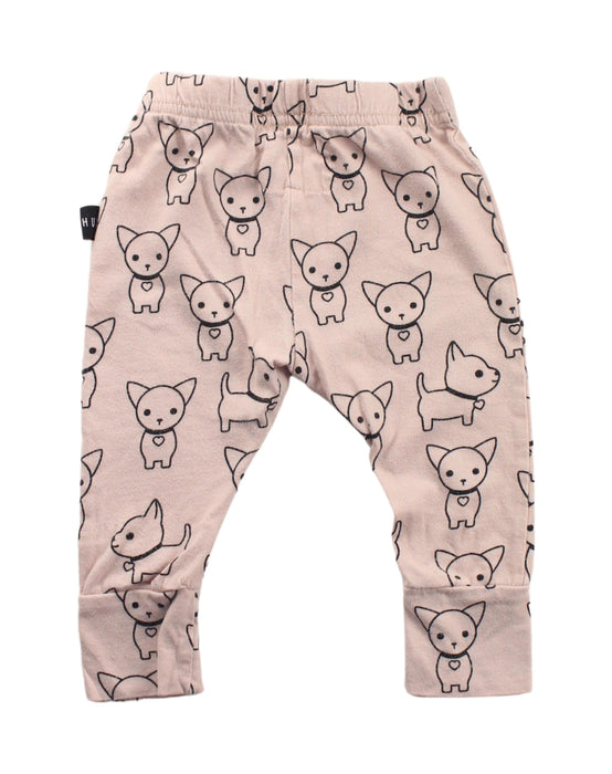 A Black Sweatpants from Hux in size 3-6M for girl. (Back View)