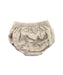 A Beige Bloomers from Jamie Kay in size 3-6M for girl. (Back View)