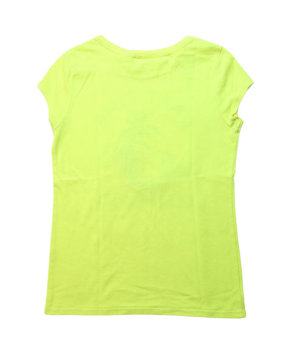 A Yellow Short Sleeve T Shirts from Tommy Hilfiger in size 8Y for girl. (Back View)