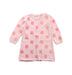 A Pink Sweater Dresses from Seed in size 6-12M for girl. (Front View)