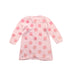 A Pink Sweater Dresses from Seed in size 6-12M for girl. (Back View)