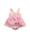 A Pink Sleeveless Bodysuits from Nicholas & Bears in size 3-6M for girl. (Front View)