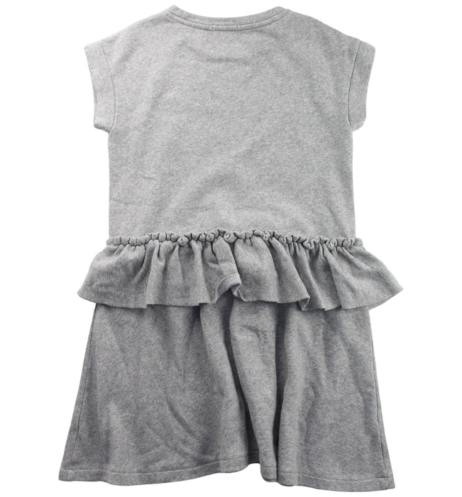 A Grey Sleeveless Dresses from Crewcuts in size 8Y for girl. (Back View)