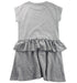 A Grey Sleeveless Dresses from Crewcuts in size 8Y for girl. (Back View)