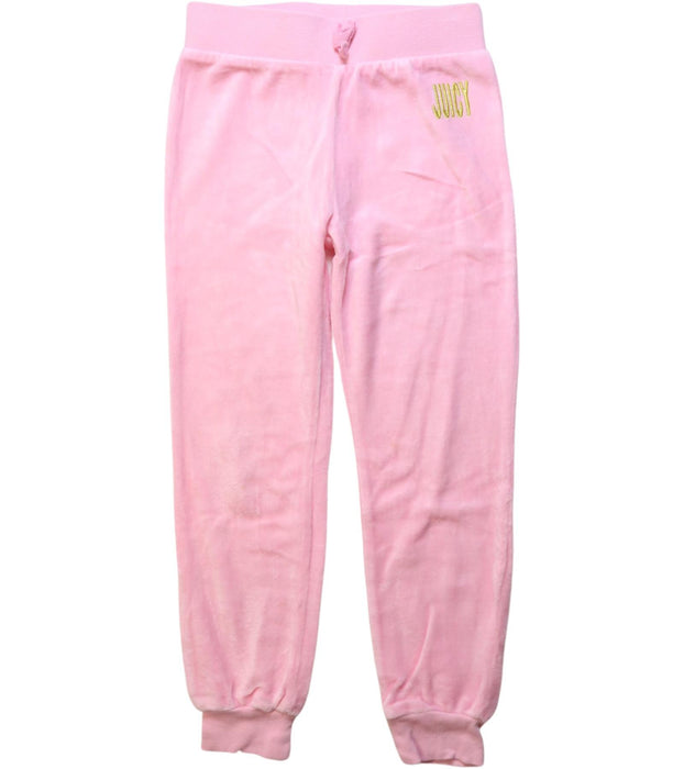 A Pink Pants Sets from Juicy Couture in size 6T for girl. (Back View)