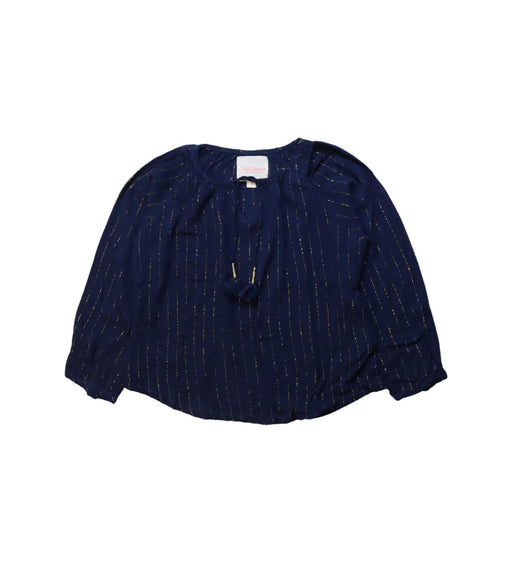 A Gold Long Sleeve Tops from Sunset Limonade in size 6T for girl. (Front View)