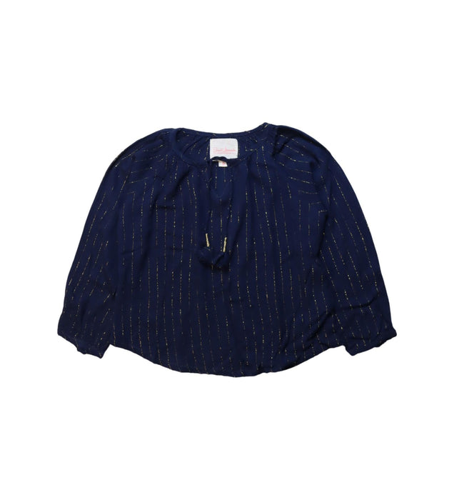 A Gold Long Sleeve Tops from Sunset Limonade in size 6T for girl. (Front View)